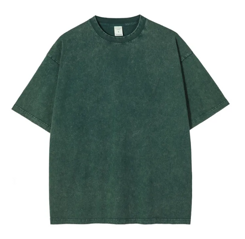 Batik Crew Neck Cotton T-Shirt
