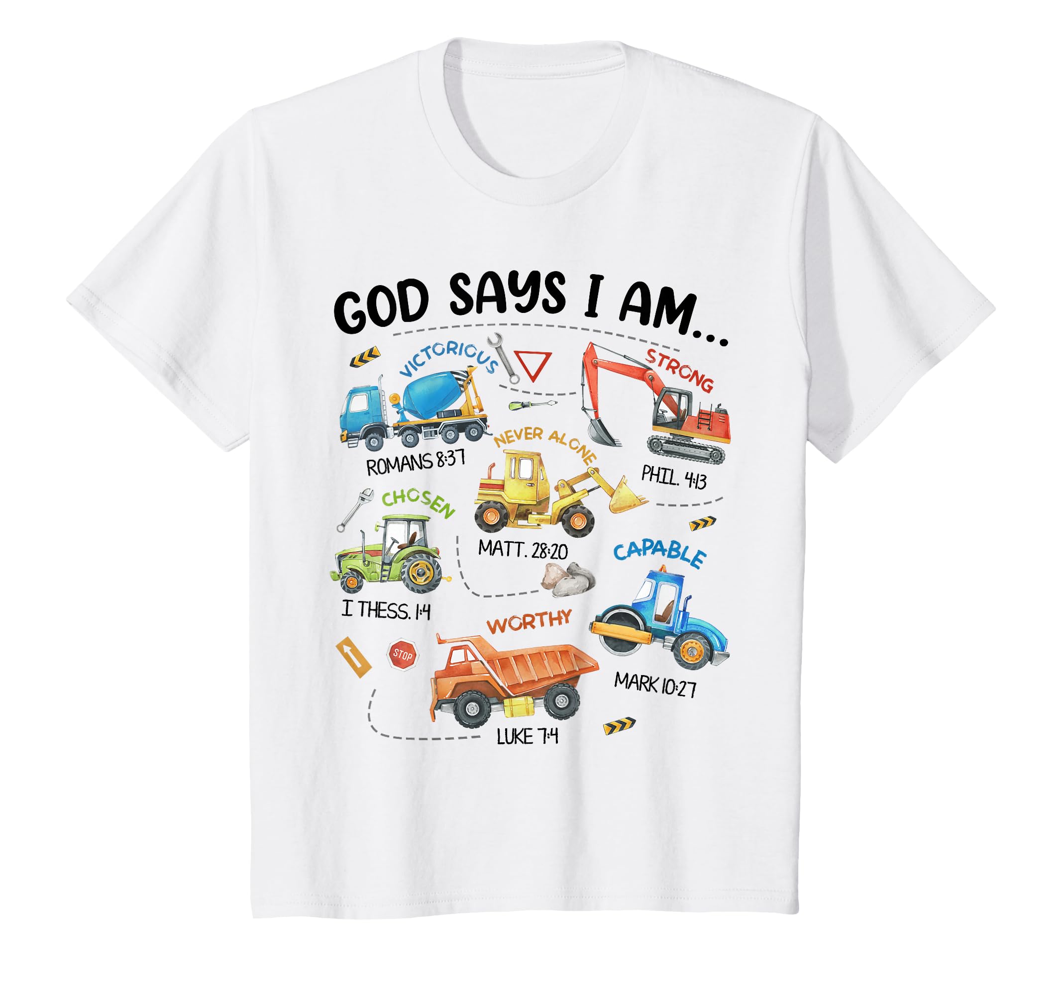 Kids' Divine Builder Bible Verse Tee